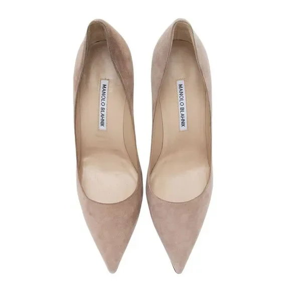 Manolo Blanik Suede BB Pumps - Size 10 / 40 - Picture 4 of 7